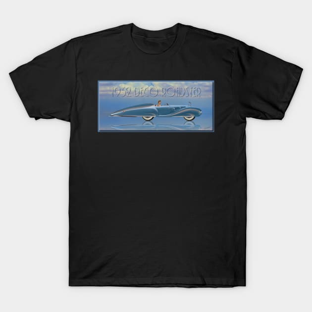 1932 Deco Roadster T-Shirt by rgerhard